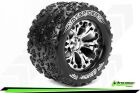 Louise MT-SPIDER 1-10 Monster Truck Reifen Fertig Verklebt Soft 2.8" Felgen Chrom 1/2"-Offset GP JATO 2WD Hinten GP STAMPEDE 2WD Hinten GP RUSTLER 2WD Hinten EP STAMPEDE 2W / T3203SCH