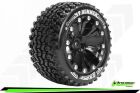 Louise ST-HUMMER 1-10 Stadium Truck Reifen Fertig Verklebt Soft 2.8" Felgen Schwarz 1/2"-Offset GP JATO 2WD Hinten GP STAMPEDE 2WD Hinten GP RUSTLER 2WD Hinten EP STAMPEDE / T3209SBH
