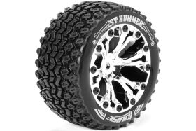 Louise RC ST-Hummer 1:10 Stadium Truck Reifen Fertig verklebt Soft 2,8" Felgen Chrom 0-Offset 2,8" Felgen Chrom 0-Offset EP Stampede 2WD hinten EP Rustler 2WD hinten EP Mons / LR-T3209SC