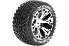Louise RC ST-Hummer 1:10 Stadium Truck Reifen Fertig verklebt Soft 2,8" Felgen Chrom 0-Offset 2,8" Felgen Chrom 0-Offset EP Stampede 2WD hinten EP Rustler 2WD hinten EP Mons / LR-T3209SC