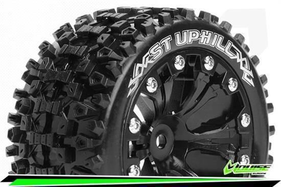 Louise  ST-UPHILL 1/10 Stadium Truck Fertig Verklebt Sport Felgen 2.8 Schwarz ARRMA Hex 14mm / T3211SBM