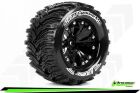 Louise MT-CYCLONE 1-10 Monster Truck Reifen Fertig Verklebt Soft 2.8" Felgen Schwarz 0-Offset EP STAMPEDE 2WD Hinten EP RUSTLER 2WD Hinten EP MONSTER JAM 2WD Hinten 1 Paar / T3226SB
