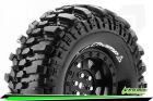 Louise CR-CHAMP 1-10 Crawler Reifen Fertig Verklebt Super Soft 1.9" Felgen Schwarz Hex 12mm 1 Paar / T3231VB