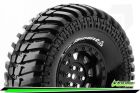 Louise CR-ARDENT 1-10 Crawler Reifen Fertig Verklebt Super Soft 1.9" Felgen Schwarz Hex 12mm 1 Paar / T3232VB