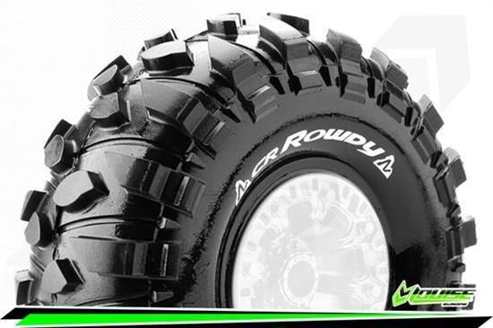 Louise CR-ROWDY 1-10 Crawler Reifen Super Soft fur 2.2" Felgen 1 Paar / T3238VI