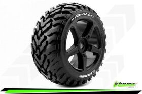 Louise T-APOLLO 1-8 Truggy Reifen Fertig Verklebt Soft...