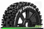 Louise B-UPHILL 1-8 Buggy Reifen Fertig Verklebt Soft Speichen Felgen Schwarz Hex 17mm 1 Paar / T3271SB