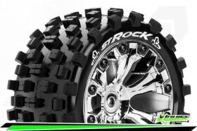 Louise ST-ROCK 1-10 Stadium Truck Reifen Fertig Verklebt Soft 2.8" Felgen Chrom 0-Offset 2.8" Felgen Chrom 0-Offset EP STAMPEDE 2WD Hinten EP RUSTLER 2WD Hinten EP MONSTE / T3273SC