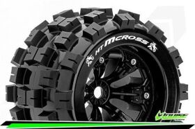 Louise MT-MCROSS 1-8 Monster Truck Reifen Fertig Verklebt...