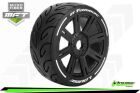 Louise GT-TARMAC MFT Technology 1-8 Buggy Reifen Fertig Verklebt Soft Speichen Felgen Schwarz Hex 17mm 1 Paar / T3285SB
