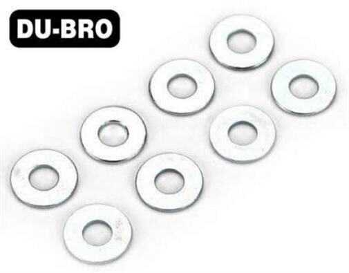 DU-BRO Washers 2.5mm Flat Washers (8 pcs per package) / DUB2108