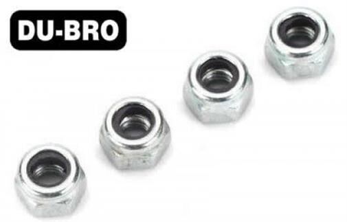 DU-BRO Nuts 3mm Nylon Insert Lock Nuts (4 pcs per package) / DUB2101