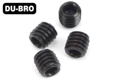 DU-BRO Grub Screws 3mm x 3 Socket Set Screws (4 pcs per package) / DUB2168
