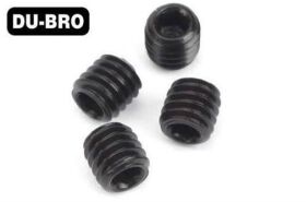 DU-BRO Grub Screws 3mm x 5 Socket Set Screws (4 pcs per...