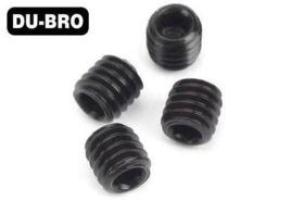 DU-BRO Grub Screws 4mm x 4 Socket Set Screws (4 pcs per...