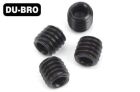 DU-BRO Grub Screws 4mm x 4 Socket Set Screws (4 pcs per package) / DUB2170