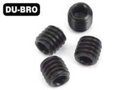 DU-BRO Grub Screws 4mm x 6 Socket Set Screws (4 pcs per...