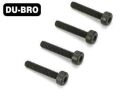 DU-BRO Screws 4.0mm x 40 Socket-Head Cap Screws (4 pcs per package) / DUB2282