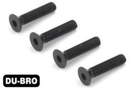 DU-BRO Screws 3.0mm x 10 Flat-Head Socket Screws (4 pcs...
