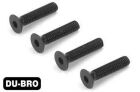 DU-BRO Screws 3.0mm x 10 Flat-Head Socket Screws (4 pcs per package) / DUB2287
