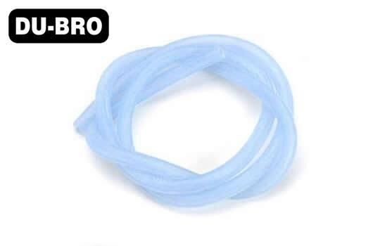 DU-BRO Nitroschlauch Silikon Gross Fluß 6.4 x 3mm 61cm (2 ft) blau / DUB223
