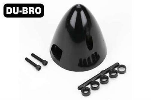 DU-BRO Flugzeugteile Spinner 38mm (1-1/2) Schwarz (1 Stk.) / DUB261