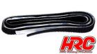 HRC Racing Klettband Selbstklebendes 20x1000mm 3M Schwarz (1 paar) / HRC5042BK2