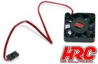 HRC Racing Lüfter 40x40 Brushless 5~9 VDC JR Servo Stecker / HRC5831LJ