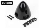 DU-BRO Flugzeugteile Spinner 64mm (2-1/2) Schwarz (1 Stk.) / DUB285