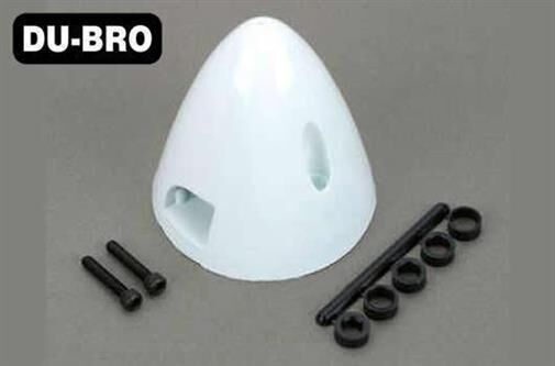 DU-BRO Flugzeugteile Spinner 70mm (2-3/4) Weiss (1 Stk.) / DUB290