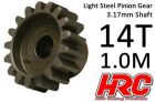 HRC Racing Motorritzel 1.0M / 3.17mm Achse Stahl Leicht 14Z / HRC71014S