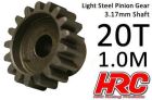 HRC Racing Motorritzel 1.0M / 3.17mm Achse Stahl Leicht 20Z / HRC71020S