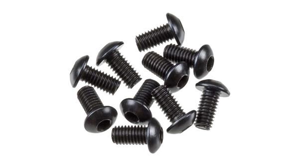 Axial Ersatzteil AXA0113 Hex Socket Button Head Black M3x6mm (10) / AXIC0005