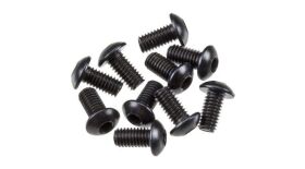 Axial Hex Socket Button Head M3x6mm, schwarz (10) / AXIC0005