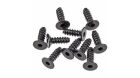 Axial Ersatzteil AXA0413 Hex Sckt Tapping Flat Hd M2.6x8mm Blk(10) / AXIC0008