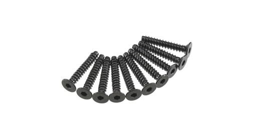 Axial Ersatzteil AXA468 Hex Socket Tap Flat Head M3x18mm Black (10) / AXIC0130