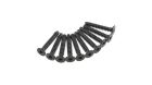 Axial Ersatzteil AXA468 Hex Socket Tap Flat Head M3x18mm Black (10) / AXIC0130