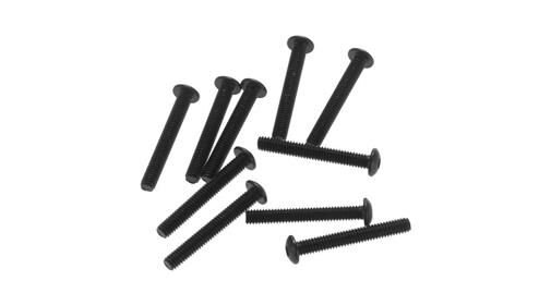Axial Ersatzteil AX31491 Hex Socket Button Head M2.6x1mm Black (10) / AXIC1491