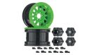 Axial Ersatzteil AX31363 2.2 Method Beadlock Wheel IFD Green (2) / AXIC8077