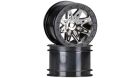 Axial Ersatzteil AX08137 2.2 Rebel Wheels 41mm Wide Chrm/Blk (2) / AXIC8137