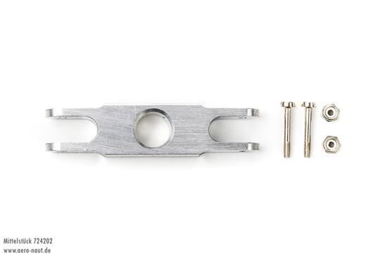 aero-naut Alu-2Blatt Mittelstück 42/6mm0 / 724202