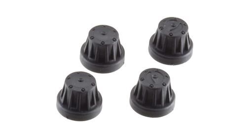 Axial Radträger Abdeckung schwarz (Satz, 4 Stück) / AXIC7079