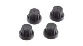 Axial Ersatzteil AX8079 Hub Cover Set Black (4) / AXIC7079
