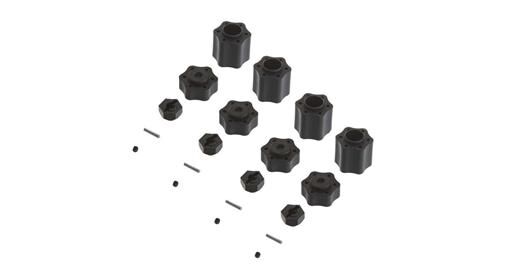 Axial Ersatzteil AX31074 Hex Hub Conv Set (12mm)(4pcs) 9026/Wraith / AXIC8027