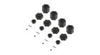 Axial Ersatzteil AX31074 Hex Hub Conv Set (12mm)(4pcs) 9026/Wraith / AXIC8027