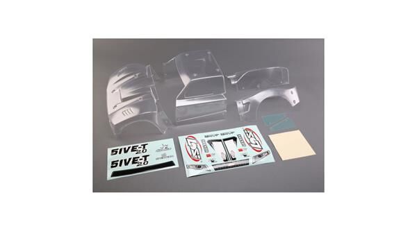 Losi Karosseriesatz unlackiert komplett 1:5: 5IVE-T 2.0 / LOS350006
