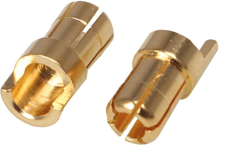 Robbe GOLDKONTAKT STECKSYSTEM 6MM STECKER 5STK / 40040