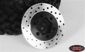 RC4WD 1.9/2.2 6 Lug Steel Wheel Hex Hub with Brake Rotor...