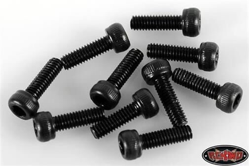 RC4WD Steel Socket Head Cap Screws M2.5 X 8mm (10) / RC4ZS0829