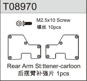 Team C Carbon Querlenkerversteifung (hinten) 1:8 Comp....